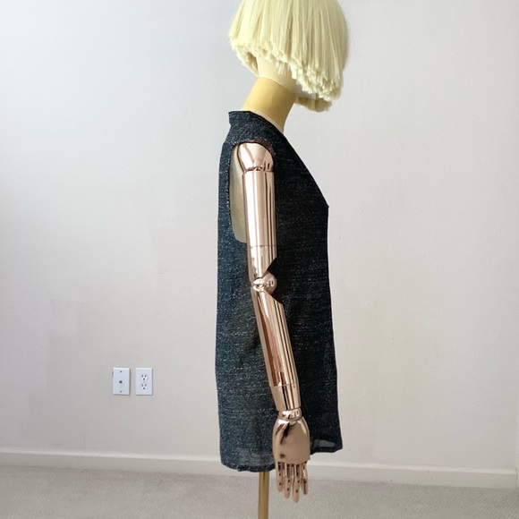 Isabel Marant Dark Grey Sleeveless V Neckline Top SZ 4/36 - Picture 2 of 8